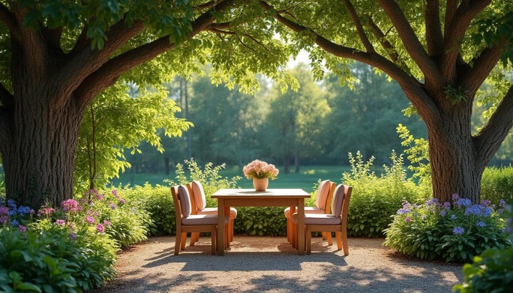 découvrez des astuces pratiques pour aménager un coin repas ombragé sans avoir besoin de structure permanente. profitez de repas en extérieur confortablement, même en plein soleil, grâce à nos idées simples et modulables.