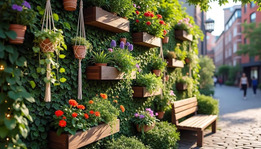 découvrez des idées créatives et élégantes de décoration murale pour sublimer votre jardin de ville et créer un espace extérieur unique et accueillant.