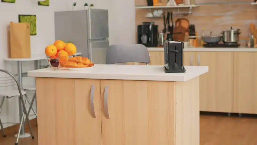 Cuisine intérieure moderne et confortable