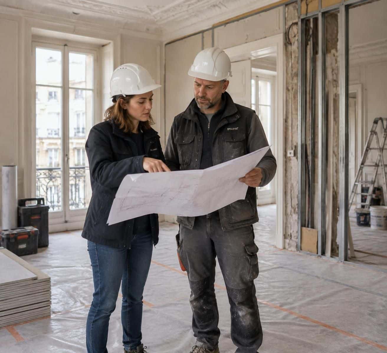 d&eacute;couvrez le r&ocirc;le du conducteur de travaux sur un chantier int&eacute;rieur : coordination des &eacute;quipes, suivi du planning, gestion du budget et contr&ocirc;le de la qualit&eacute;.